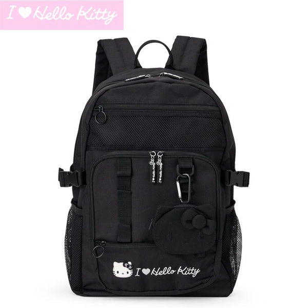I Love Hello Kitty Backpack with Pouch Black Sanrio Japan 2025