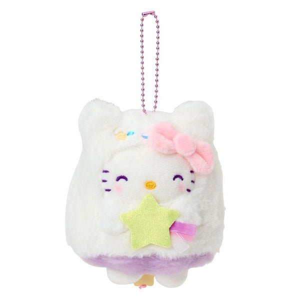 Hello Kitty Plush Mascot Holder Keychain Starry Ghost Sanrio