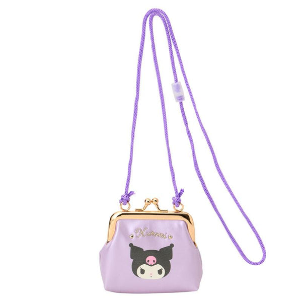 Kuromi Kids Clasp Pouch with Rope Purple Sanrio Japan 2026