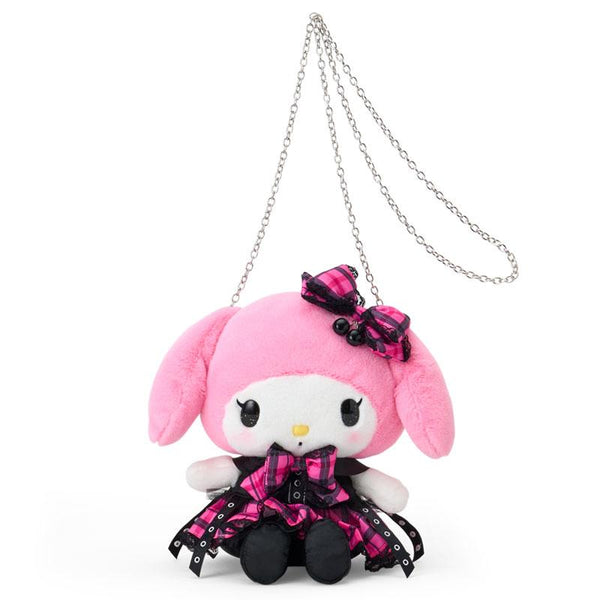 My Melody Plush Shoulder Bag Sweet Rock 'n' Check Sanrio Japan
