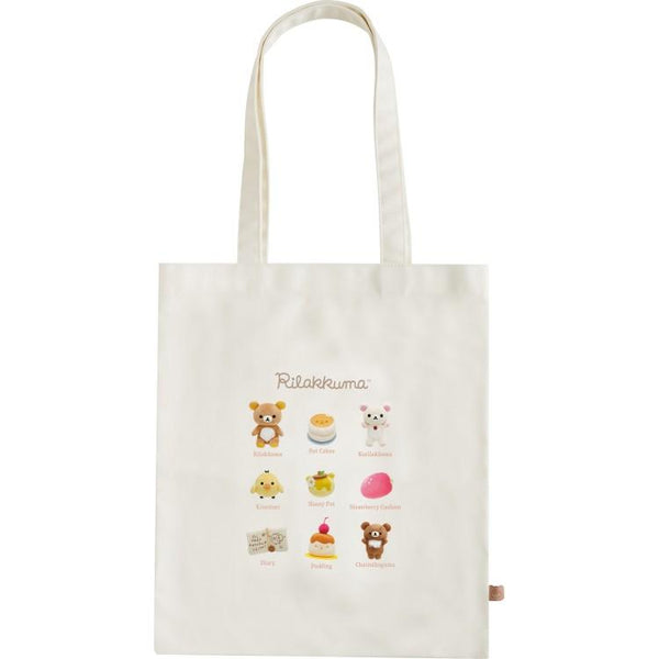 Rilakkuma Tote Bag White Stuffed Animal Photos San-X Japan 2025