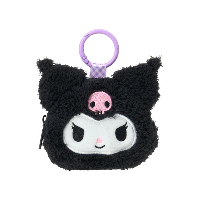 小物 kurooo Kuromi Face-Shaped Mini Pouch with Carabiner Sanrio Japan 2026