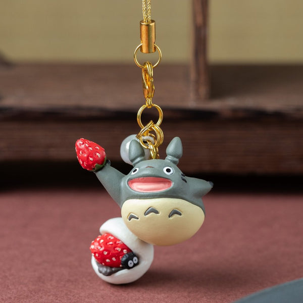 My Neighbor Totoro Keychain Key Holder Strawberry Daifuku Studio