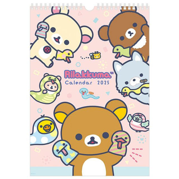 Rilakkuma Wall Calendar 2025 B4 San-X Japan – VeryGoods.JP