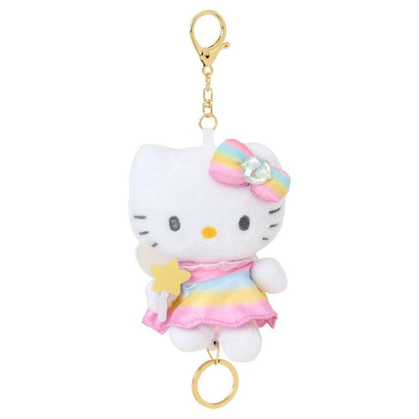Hello Kitty Plush Mascot Holder Keychain with Reel Fairy Sanrio