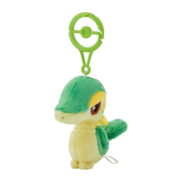 Snivy Tsutarja Plush Keychain with Carabiner Pokemon Center Japan