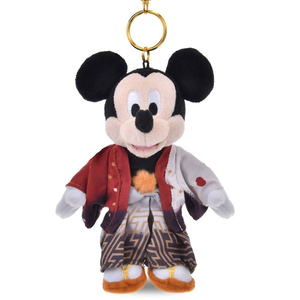 Mickey Plush Keychain Kimono Disney Store Japan New Year 2026