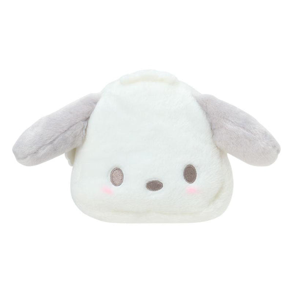 Pochacco Pouch Face Shape Napping on Fluffy Clouds Sanrio Japan