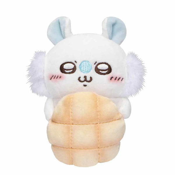 Momonga Desktop Hanging Plush Doll Holding Melon Bread Chiikawa