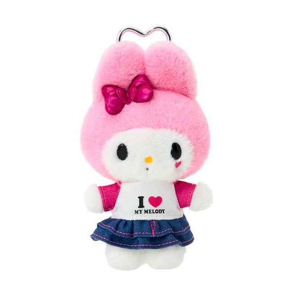 My Melody Plush Mascot Holder Keychain I LOVE SANRIO CHARACTERS