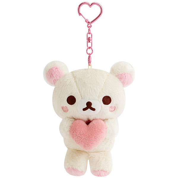 Korilakkuma Plush Keychain Heart San-X Japan 2026 Rilakkuma