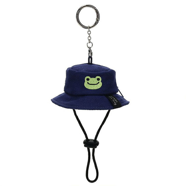 Pickles the Frog Bucket Hat Pouch Keychain Navy Japan 2026