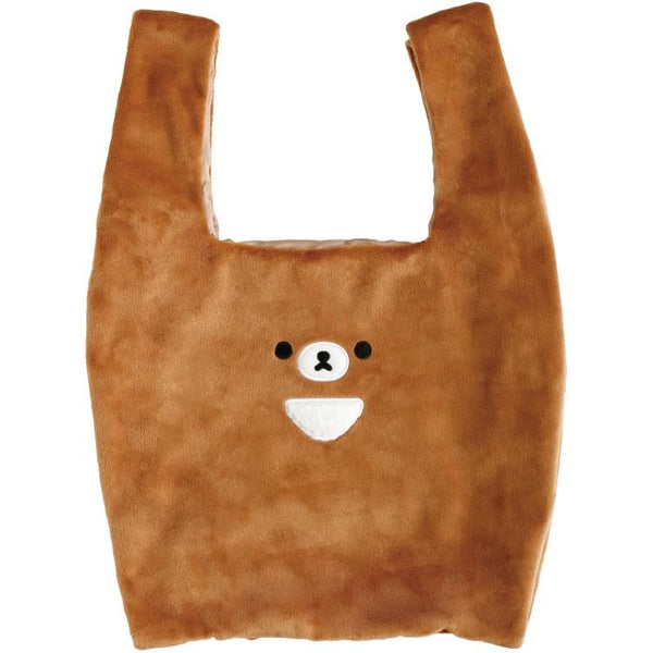 Chairoikoguma Plush Eco Shopping Tote Bag Brown San-X Japan 2025