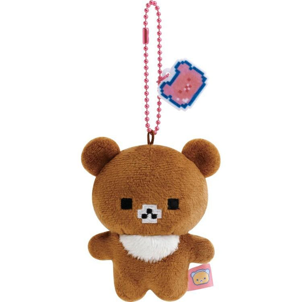 Chairoikoguma Plush Keychain Gaming Rilakkuma San-X Japan 2025
