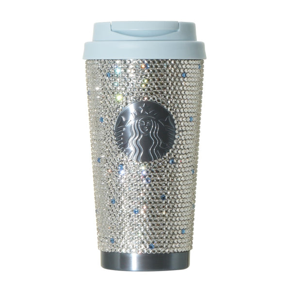 Starbucks Japan SAKURA 2026 Stainless Tumbler Rhinestone Airy Blue