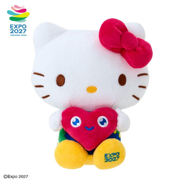 Hello Kitty Tunku Tunku Hugging Plush M GREEN EXPO 2027 Sanrio