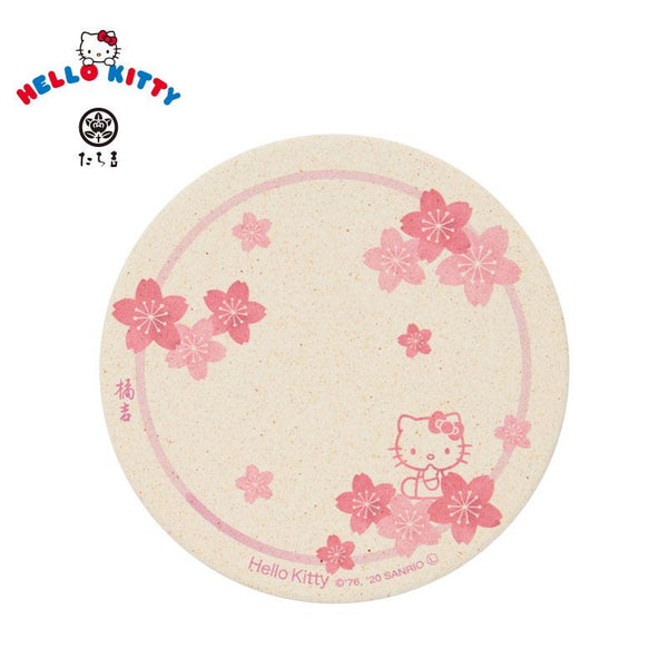Hello Kitty Tachikichi Coaster Cherry Blossoms Sakura Shadow