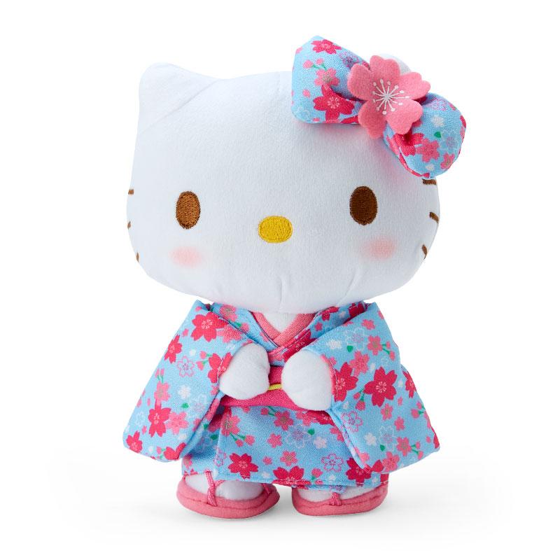 Hello Kitty Plush Doll Kimono Sakura Sanrio Japan 2024