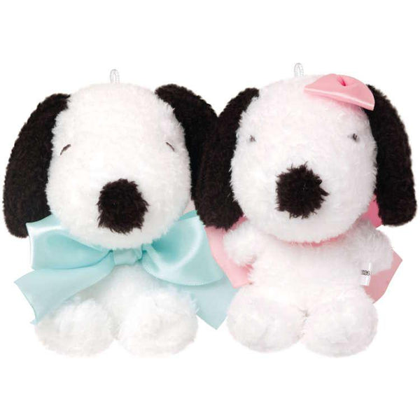 Snoopy & Belle BIG Nico Plush Keychain Set PEANUTS Japan