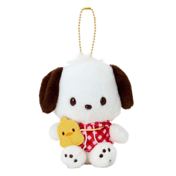 pucchoちゃん♡♡ Pochacco Plush Mascot Holder Keychain Loves P-chanz Sanrio Japan