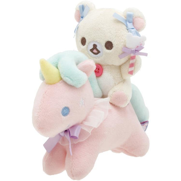 Korilakkuma & Unicorn Plush Doll Sky Cotton Candy San-X Japan 2024