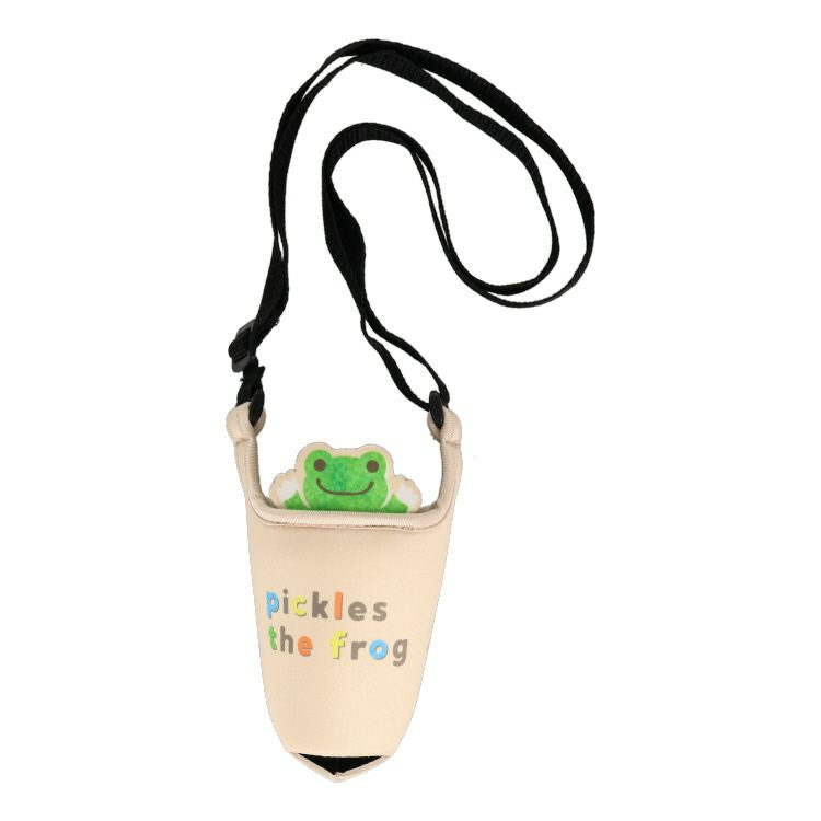 Pickles the Frog Cup Holder with Strap Japan