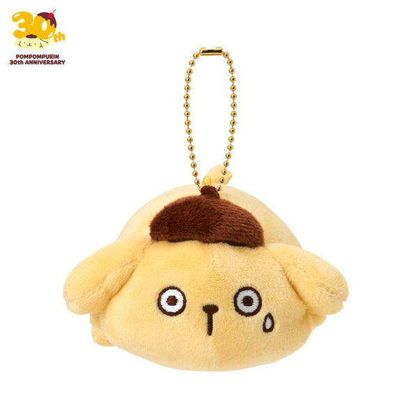 Pom Pom Purin Plush Mascot Holder Keychain Pukupuku Sanrio Japan