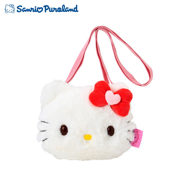d*7様 グリコx Hello Kitty ひとつぶ300メートル＆福袋ふらふら Hello Kitty Plush Pass Case with Shoulder Puroland Limit Sanrio