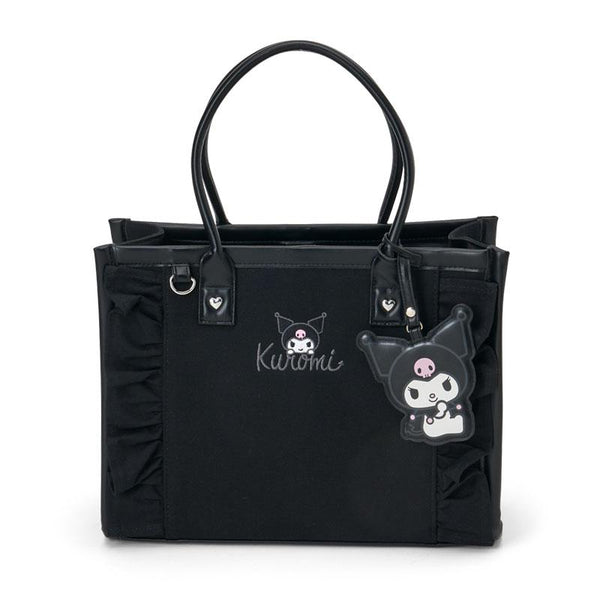 Kuromi Square Tote Bag with Charm Black Sanrio Japan 2026