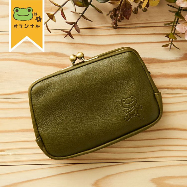 Pickles the Frog Cowhide Clasp Pouch Kanmi Japan 2024 – VeryGoods.JP
