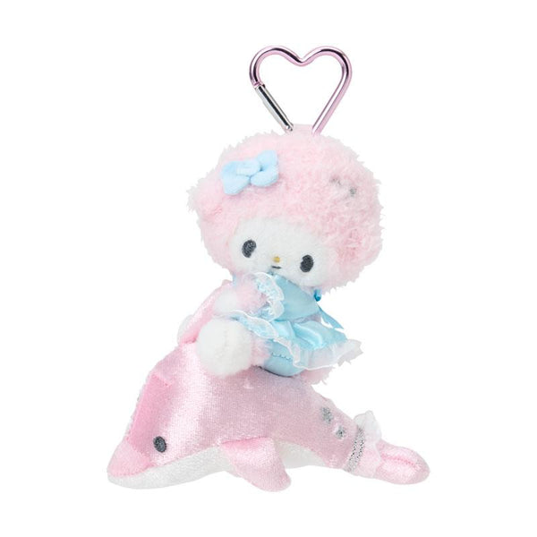 My Sweet Piano Plush Mascot Holder Keychain Shiny Dolphin Sanrio