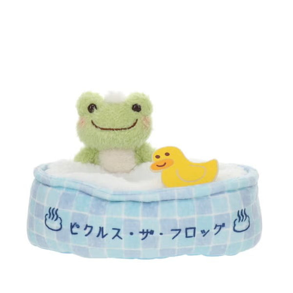 Pickles the Frog Plush Tissue Box Cover Smile Sauna&Sento Japan