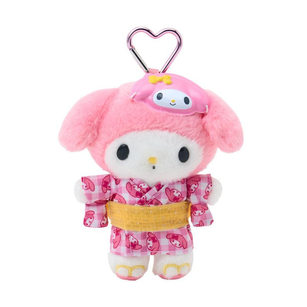 My Melody Plush Mascot Holder Keychain Chara Kira Festival Sanrio