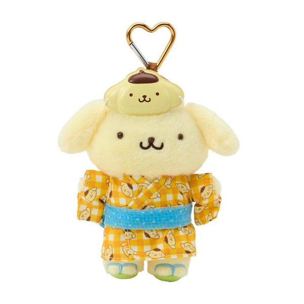 Pom Pom Purin Plush Mascot Holder Keychain Chara Kira Festival