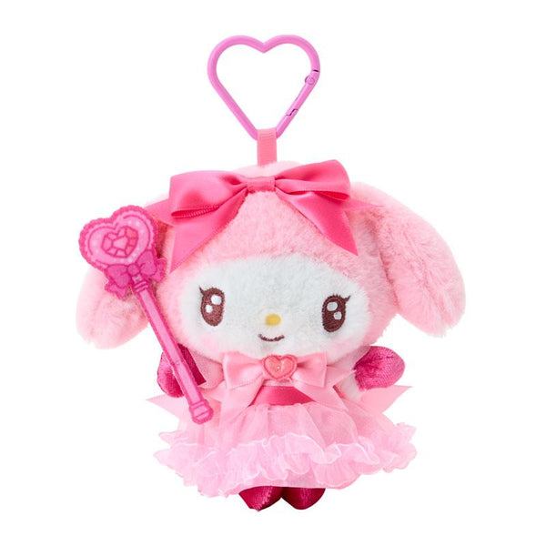 My Melody Plush Mascot Holder Keychain Colorful Dress Sanrio Japan