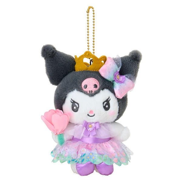 Kuromi Plush Mascot Holder Keychain Everyone is Star Sanrio Japan