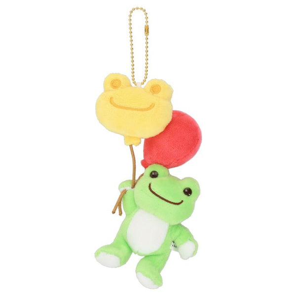 Pickles the Frog Plush Keychain Colorful Balloons Japan 2025