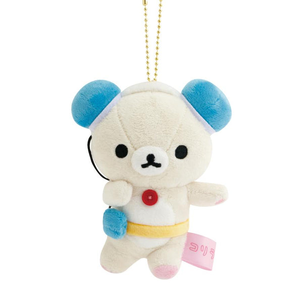 Korilakkuma Plush Keychain Zurazura Music San-X Japan Rilakkuma