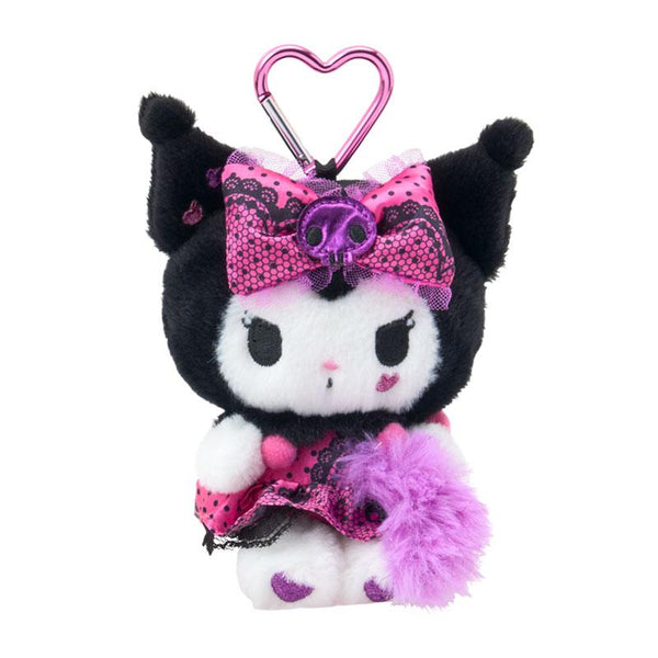 Kuromi Plush Mascot Holder Keychain Ultimate Gyaru Style Sanrio
