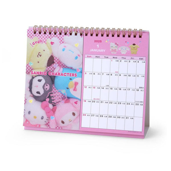 Sanrio Character Postcard Ring Calendar Desktop 2025 Japan