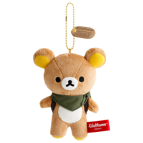Rilakkuma Plush Keychain Coleman San-X Japan 2026 – VeryGoods.JP