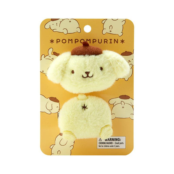 その他 SOOR PLOOM Pom Pom Clip Set Mini Check Sanrio PomPom Purin Bangs Clip Set (Purin and Muffin