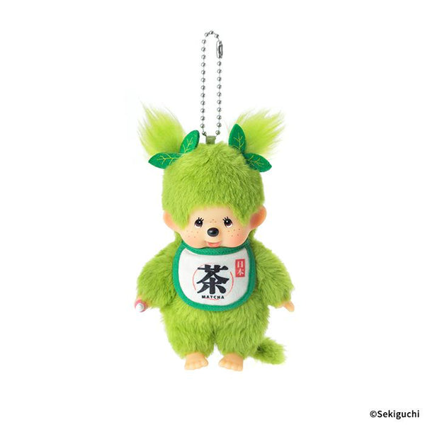 Monchhichi Girl Plush Keychain Matcha Green Tea Japan 2026