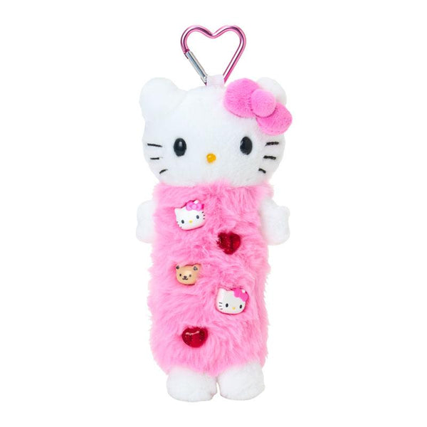 Hello Kitty Plush Lip Pouch Charm Tokimeki Pop Beads Sanrio Japan