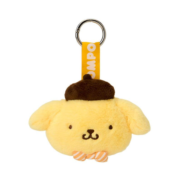 Pom Pom Purin Plush Keychain Face Tag Sanrio Japan 2025 – VeryGoods.JP