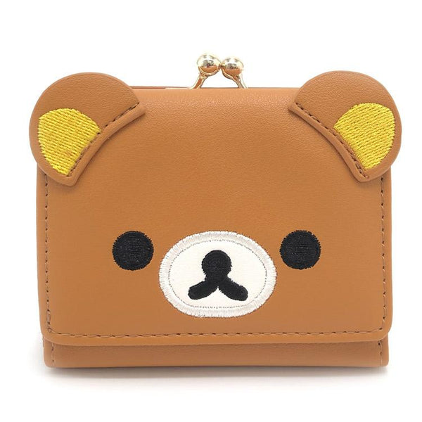 くまごろう品 カンパニョーロ ボーラワンZIPPクイック付 Rilakkuma Trifold Wallet Clasp Coin pouch Brown San-X Japan 2026