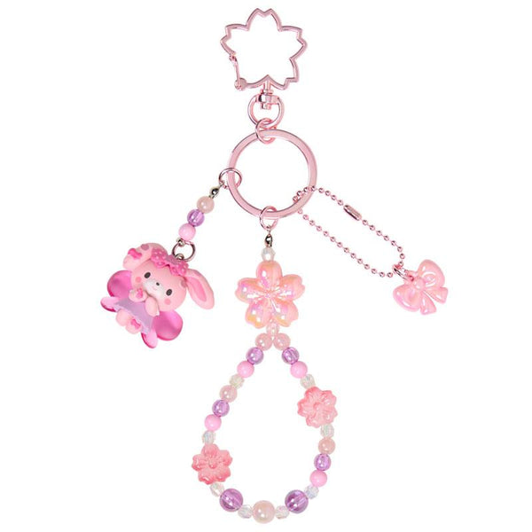 Bonbonribbon Beaded Charm Keychain Sanrio Japan Sakura 2026