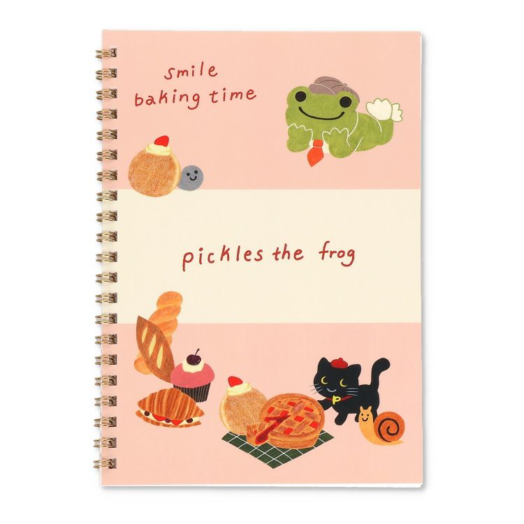 Pickles the Frog Ring Notebook A5 Smile Baking Time Japan 2024