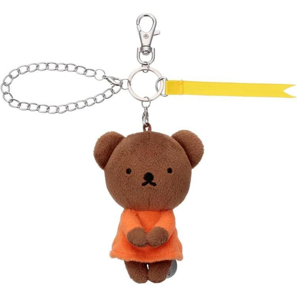 (イッタラ) ブラウン フォックスキャラクター ストラップ Boris Beer Keychain Bag Charm Chokkorisan Miffy Dick Bruna Japan