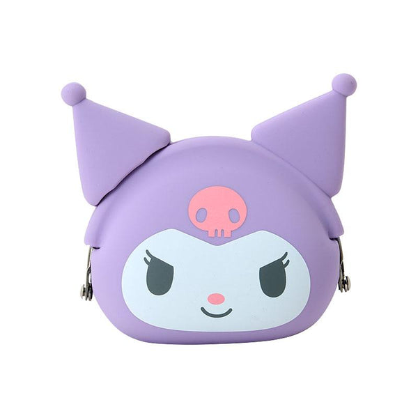 Kuromi Silicone Pouch mimi POCHI Purple Sanrio Japan 2025